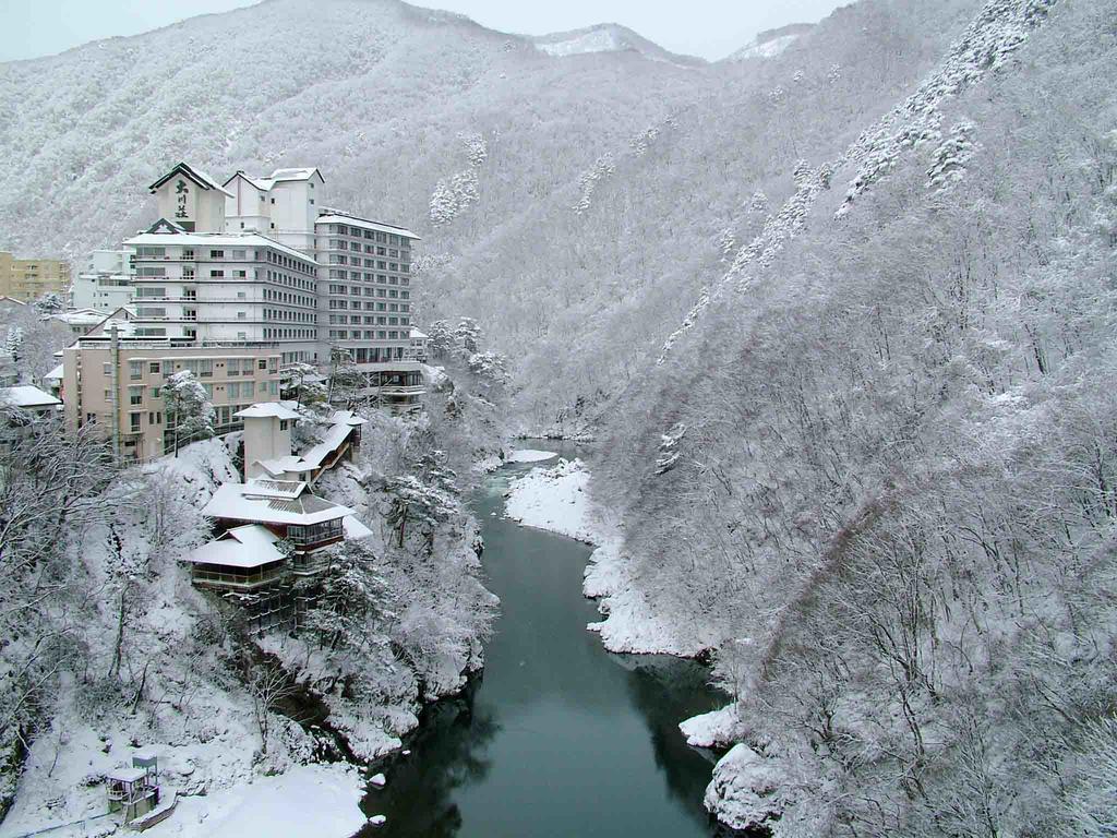 Ookawaso Hotell Aizuwakamatsu Exteriör bild