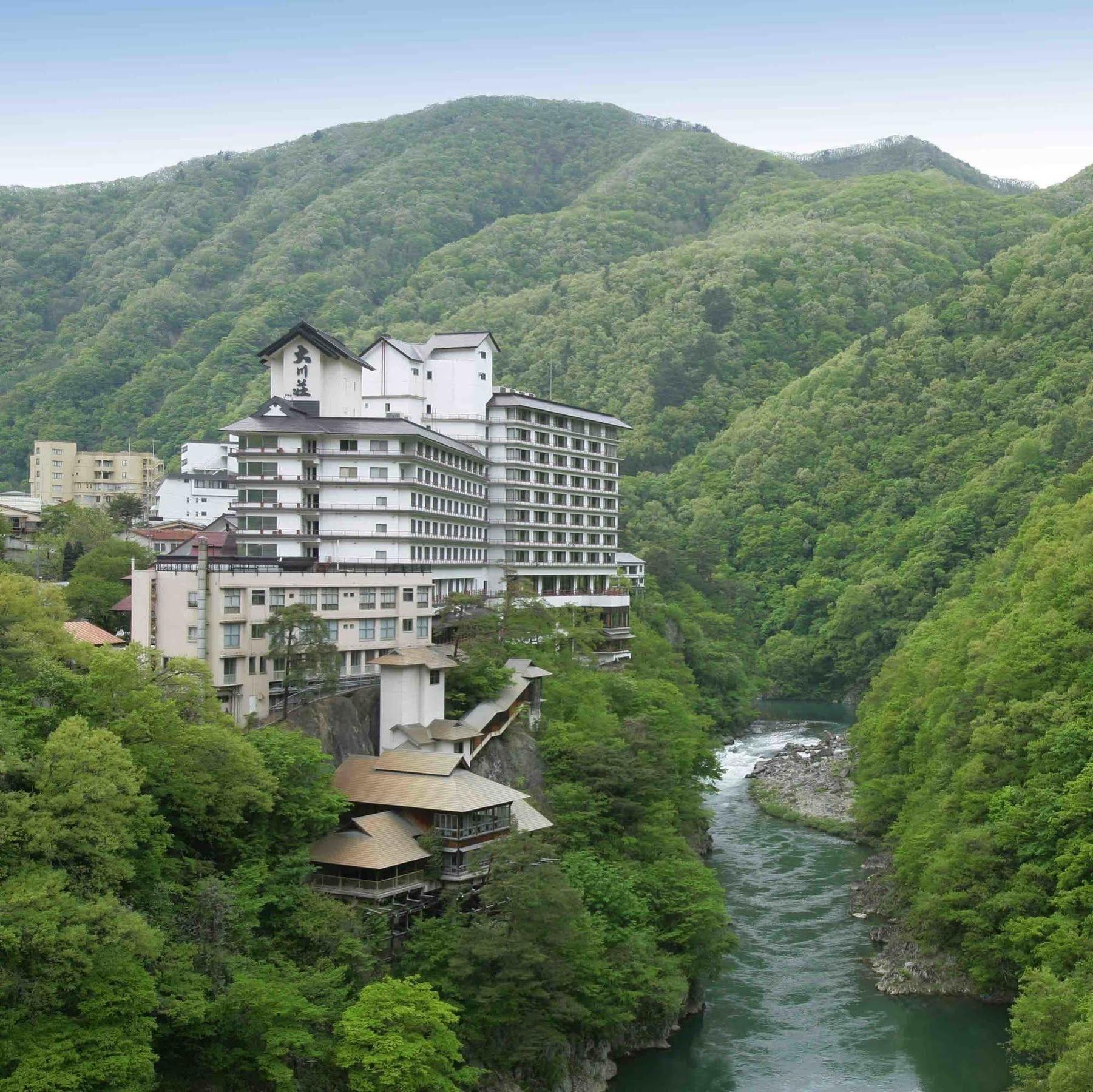 Ookawaso Hotell Aizuwakamatsu Exteriör bild