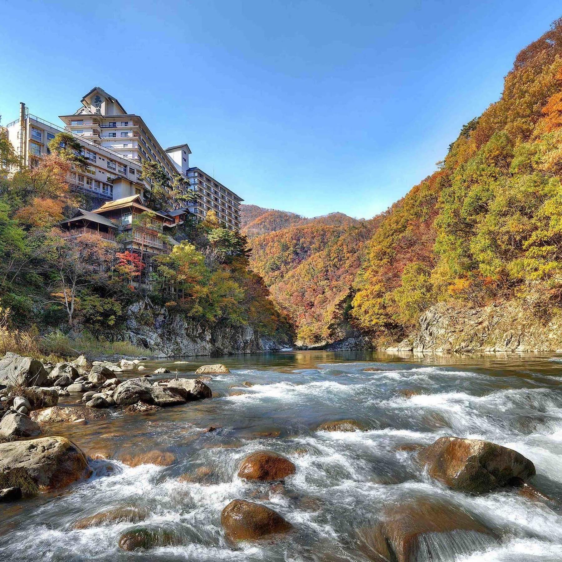 Ookawaso Hotell Aizuwakamatsu Exteriör bild