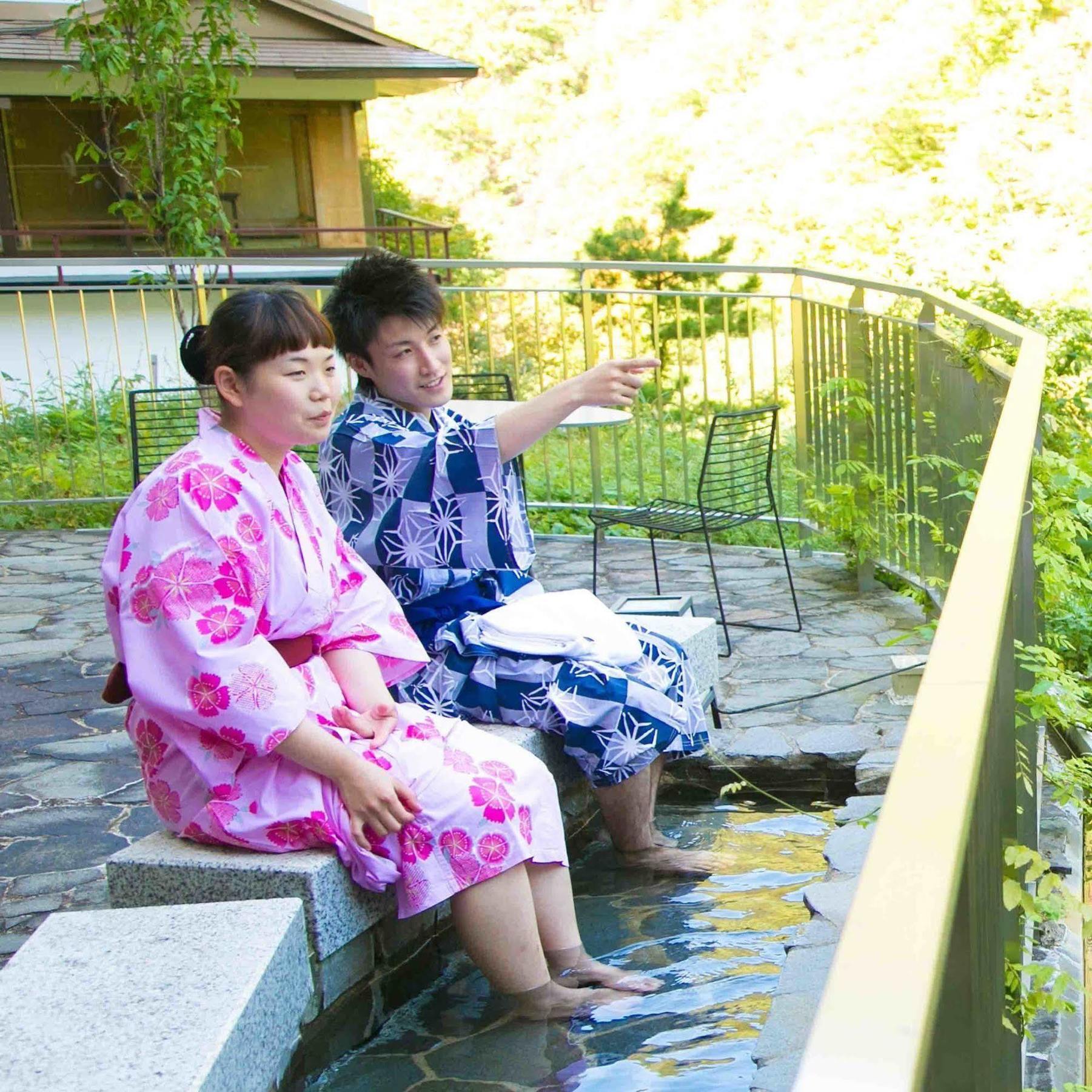 Ookawaso Hotell Aizuwakamatsu Exteriör bild